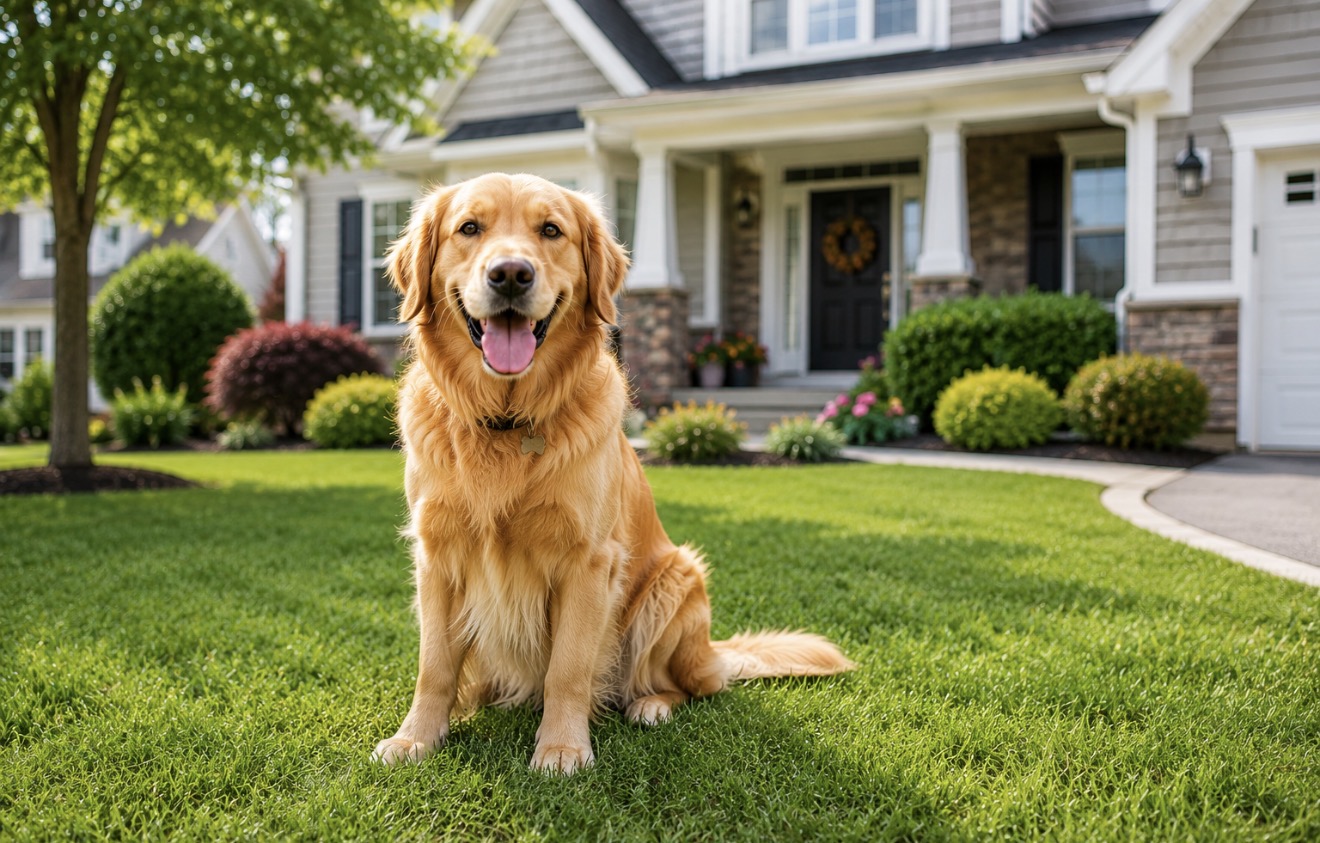 Residential pet waste removal service